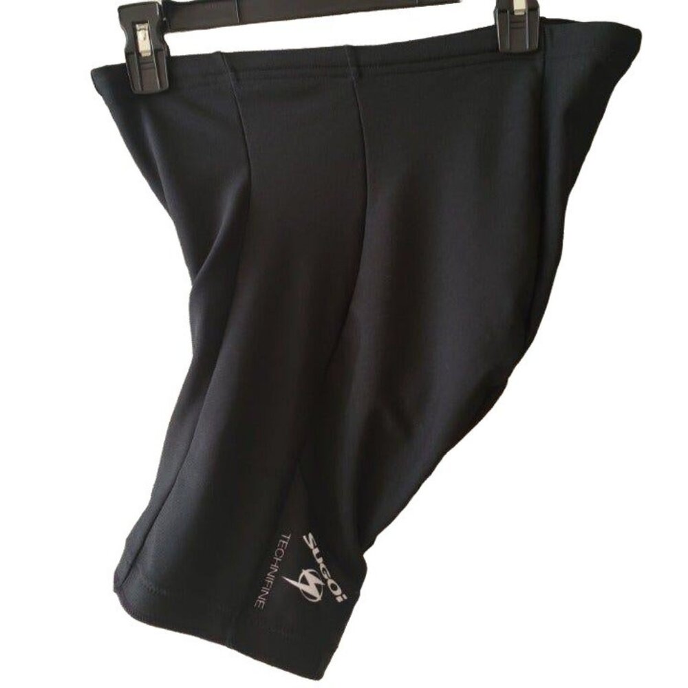 Sugoi Womens 2X Padded Bike Shorts Spandex Cycling Black Athletic Biking Apparel